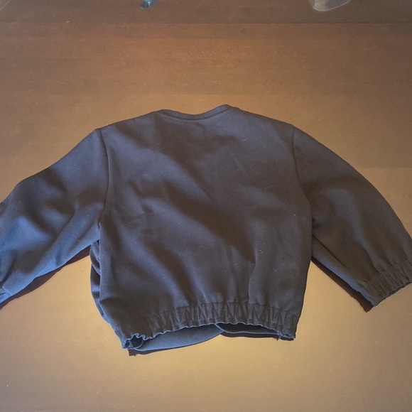 3.1 PHILIPP LIM twist crop top black Size :M - Picture 5 of 9